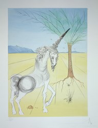 Joseph from The Twelve Tribes of Israel, 1973 by Salvador Dali - Drypoint with etching and pochoir in colours sized 20x26 inches. Available from Whitewall Galleries